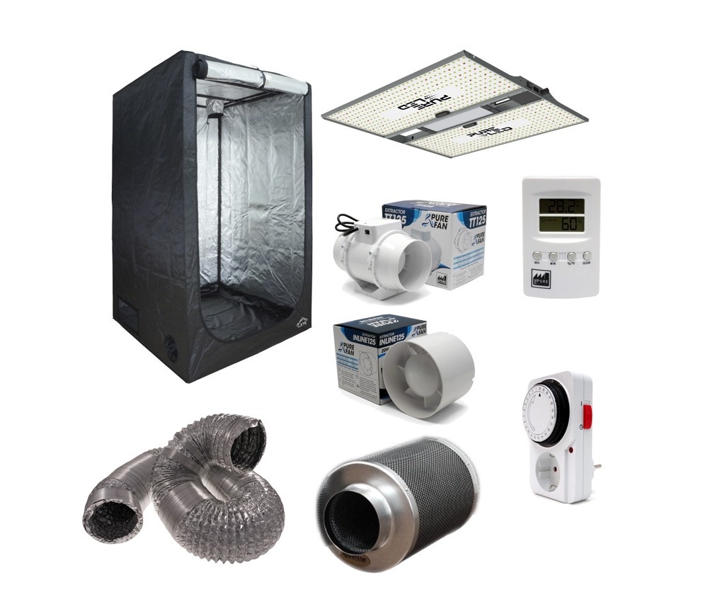 Some of the Pure Factory products you'll need to set up an indoor grow